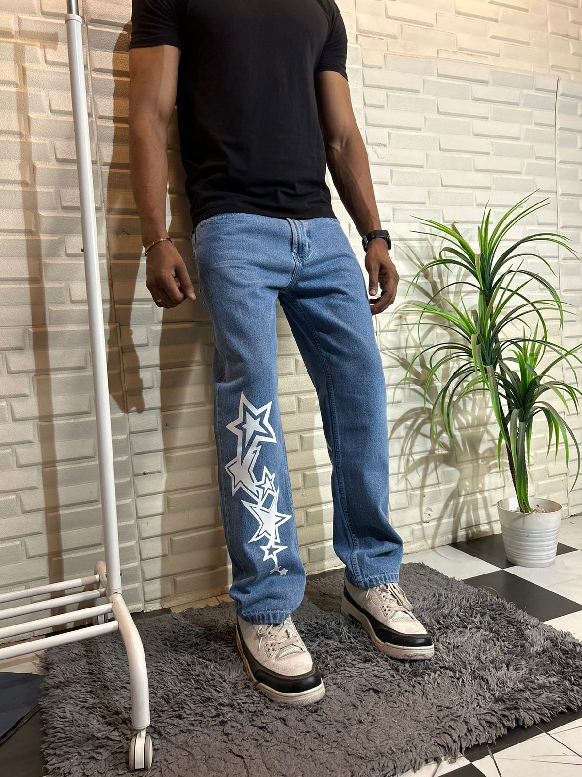 Starly Straight Fit Baggy Jeans