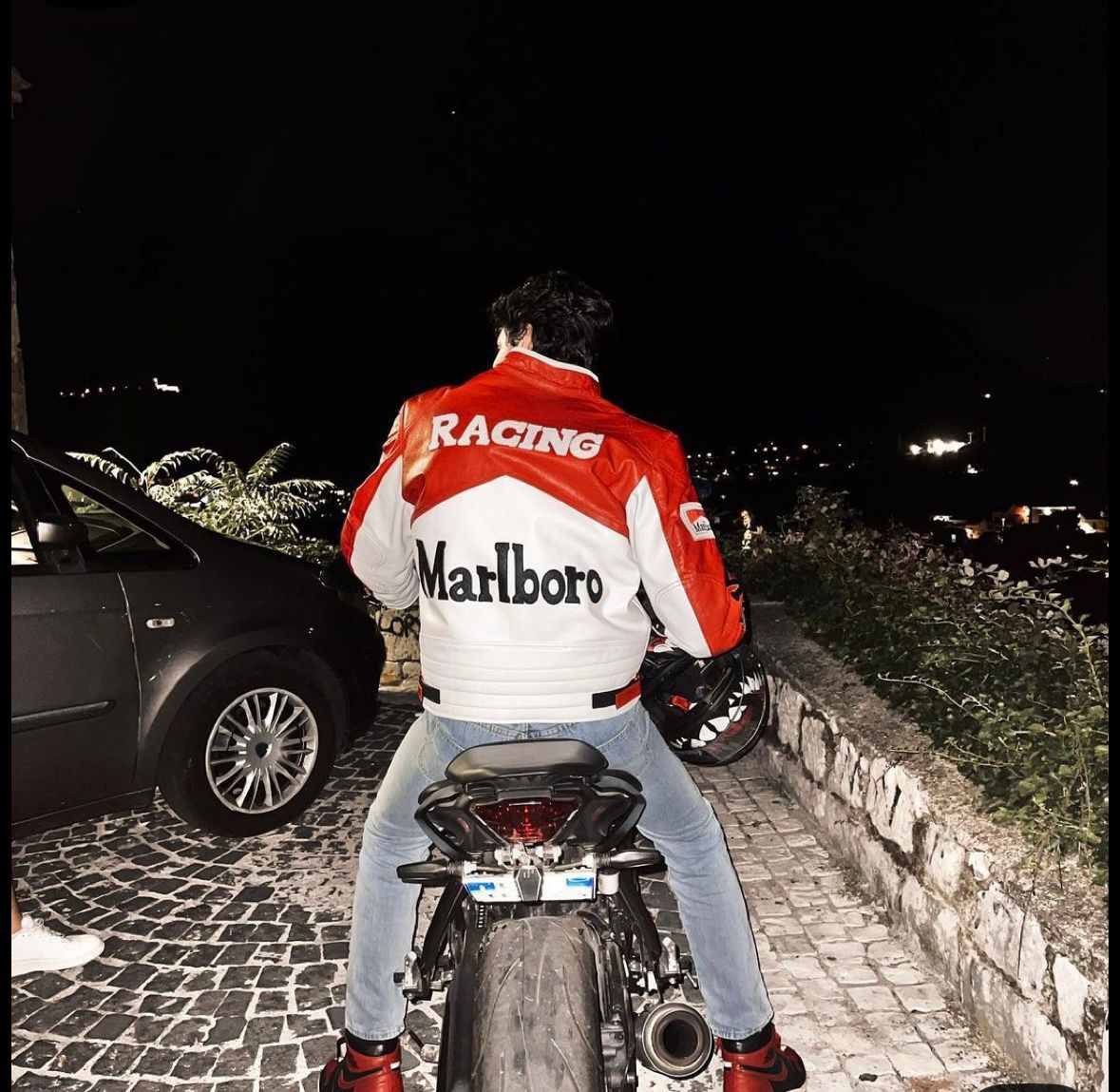 oversized Marlboro racing jacket