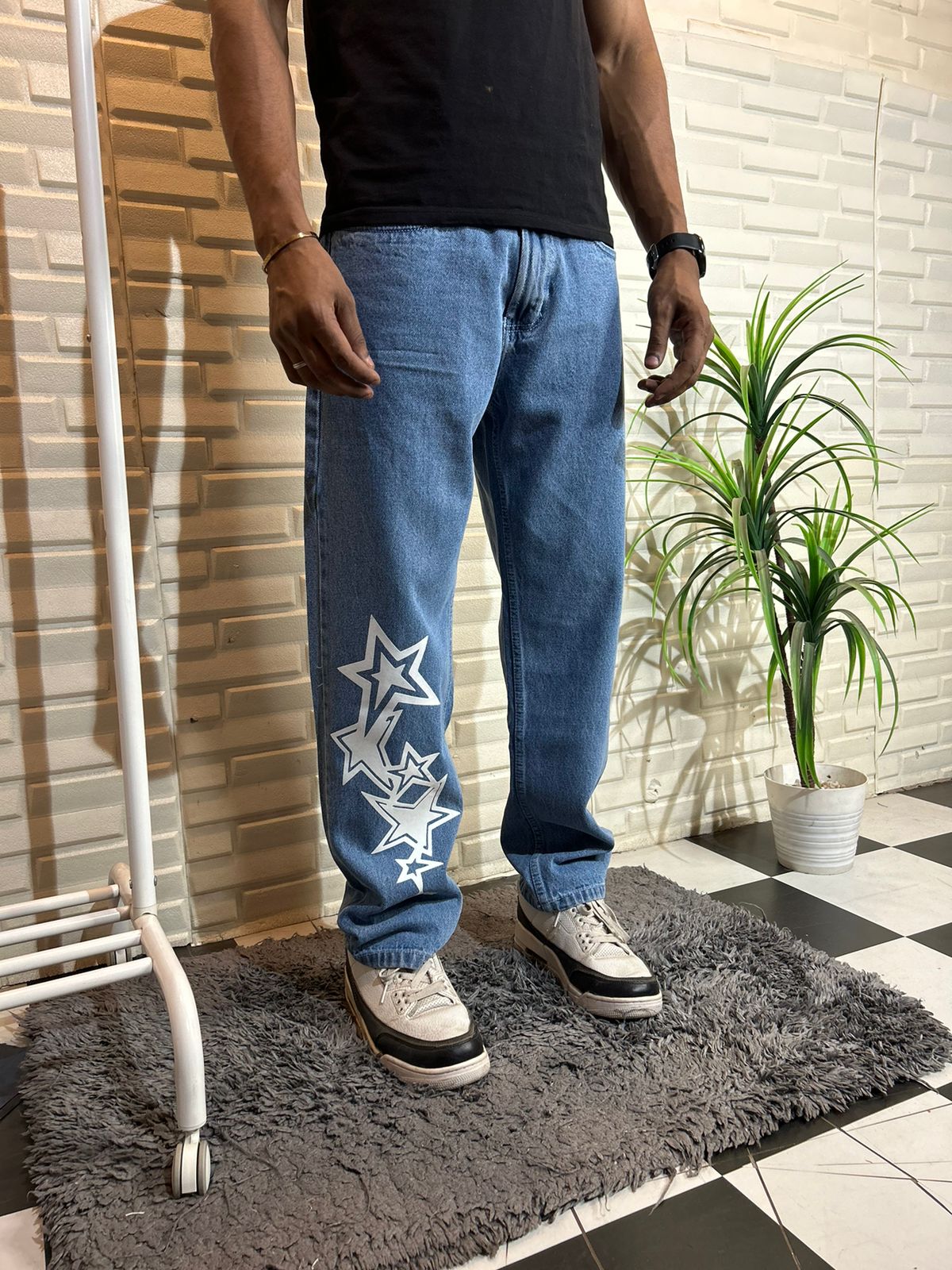 Starly Straight Fit Baggy Jeans