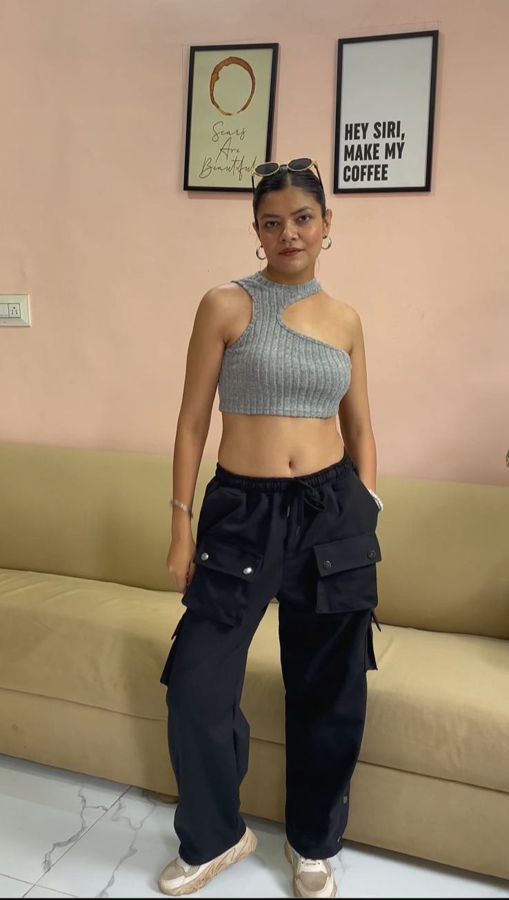 Straight Fit Snapbutton Pant