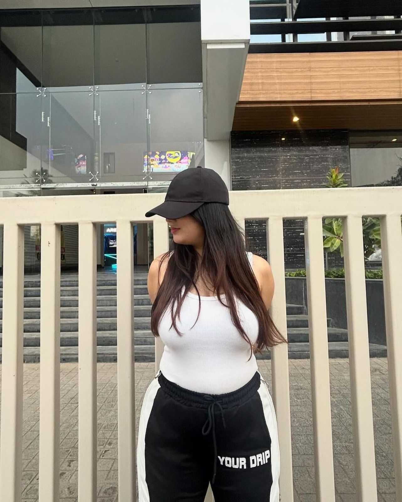 Zip Trip Blue Baggy Fit Pant