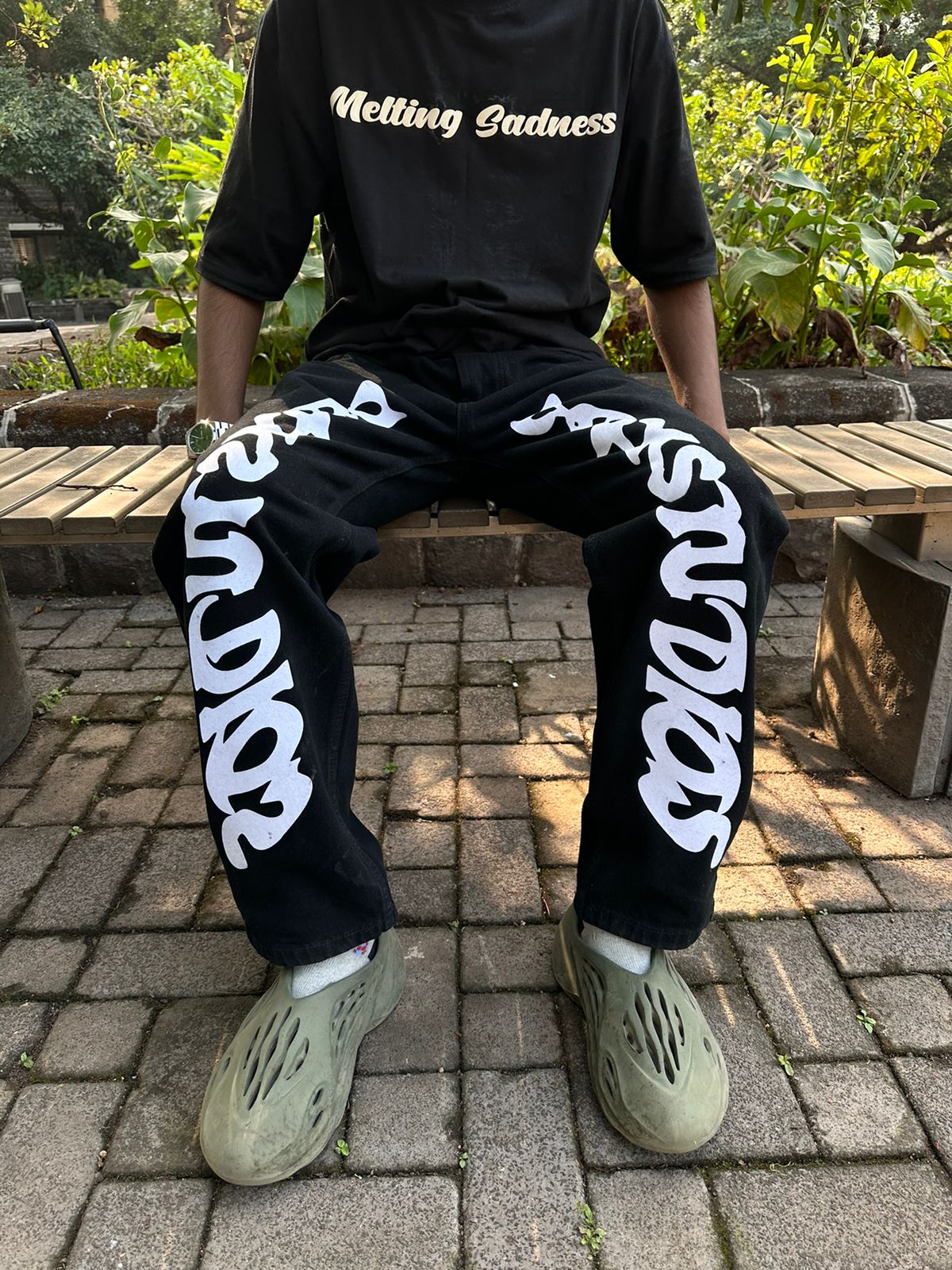 Dark Studio Black Straight Fit Denim Jeans