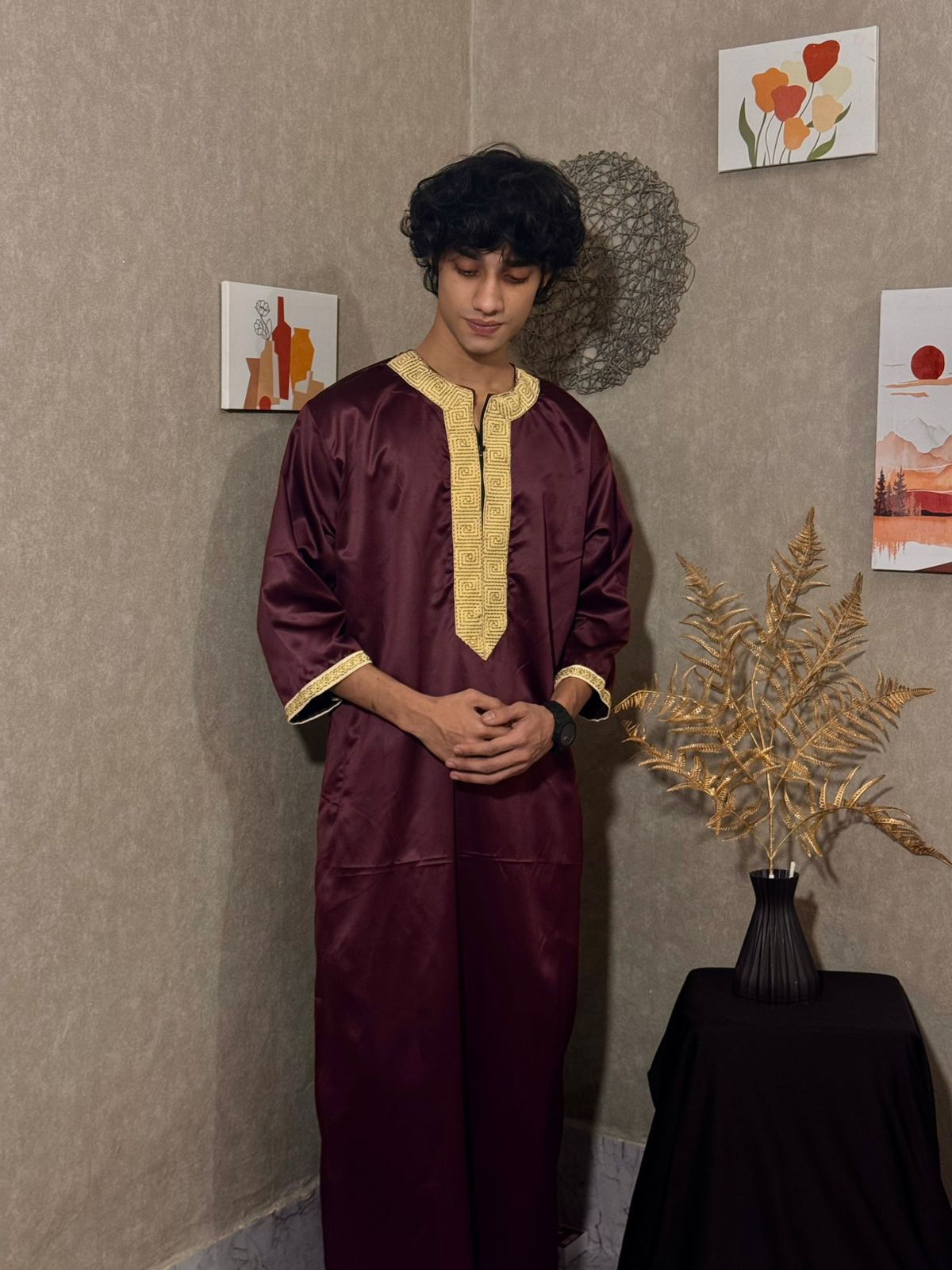 Maroon Turkish Thobes