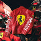 Red Ferrari Synthetic Leather Jacket – Embroidered | Unisex Racing Streetwear