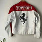 Back view of Ferrari F1 Motorsport Jacket featuring sponsor patches
