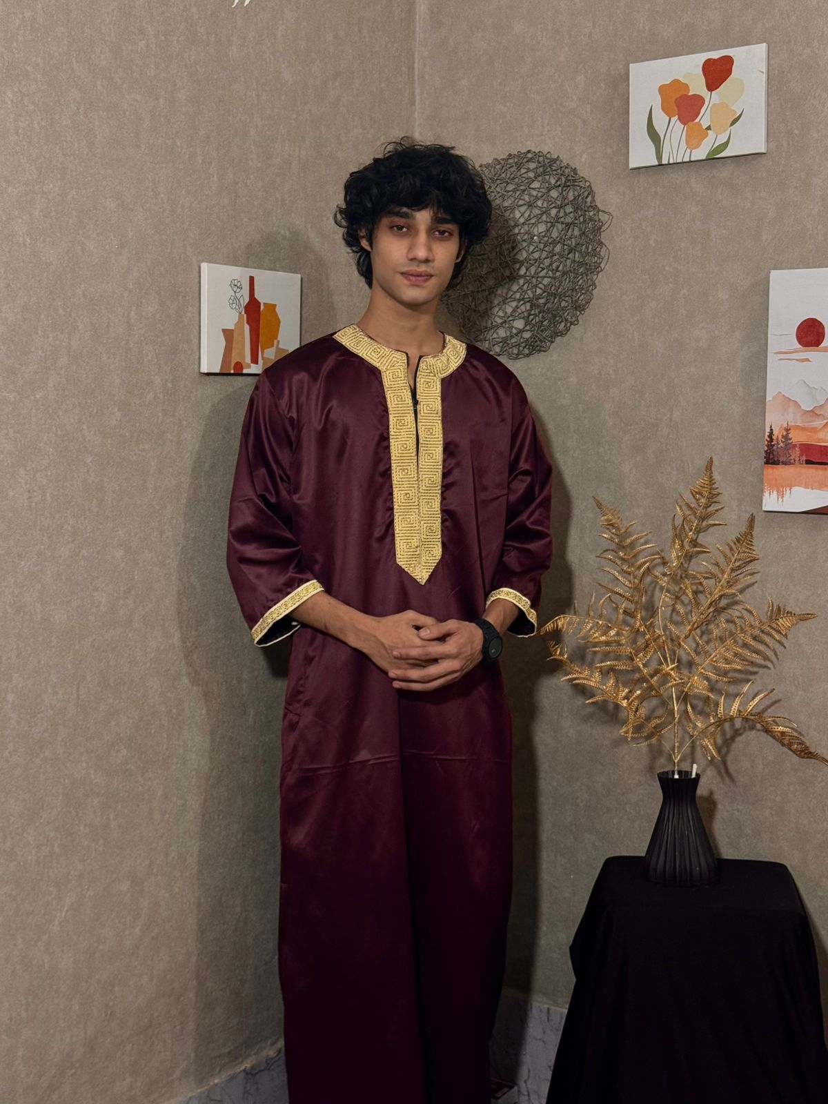 Maroon Turkish Thobes