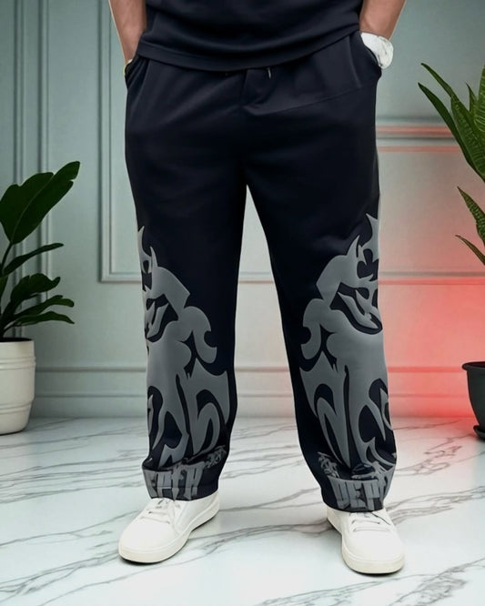 Depth Flamez Straight Pant (Puff Print)