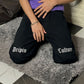 Knee Print Dripin Culture Straight Fit Jeans