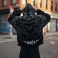 Depth Flame Puff Print Hoodie