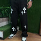 Aesthetic Cross Baggy Fit Trackpant