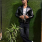 Premium Leather Jacket Collection – Boxy Fit White & Black