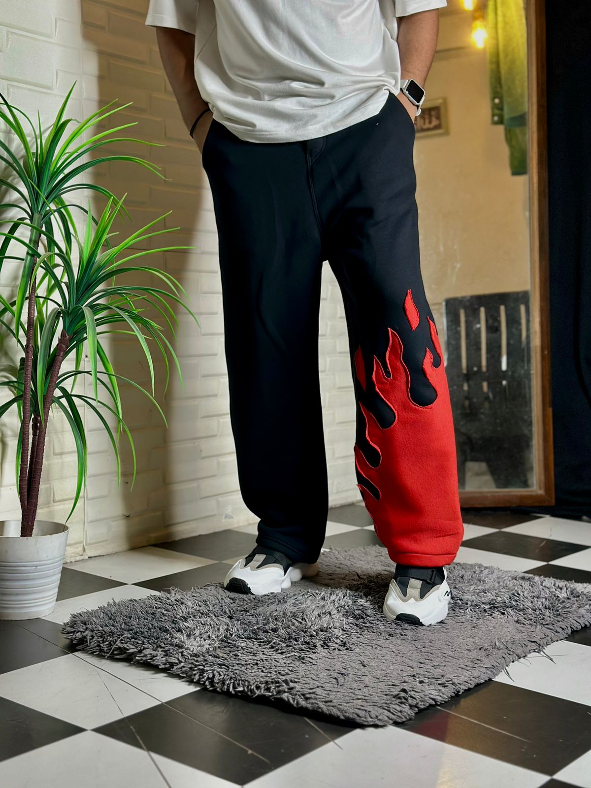 Fire Baggy Fit Trackpant – Your Drip