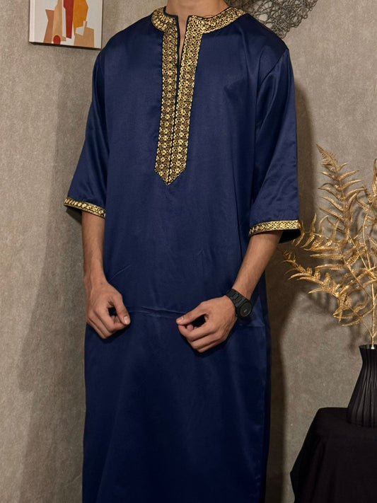 Navy Blue Omani Thobes