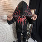 Black Spidermen Edition Zipper Hoodie