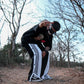 Stylish Black Button Joggers for Mens