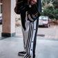 Stylish Black Button Joggers for Mens