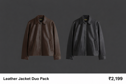 Premium Leather Jacket Collection – Boxy Fit Black & Brown