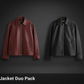 Premium Leather Jacket Collection – Boxy Fit Black & Maroon