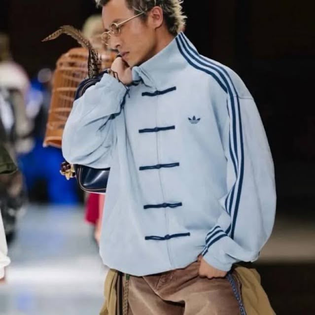 Sky Blue  CNY Edition - Luxury Suede Jacket
