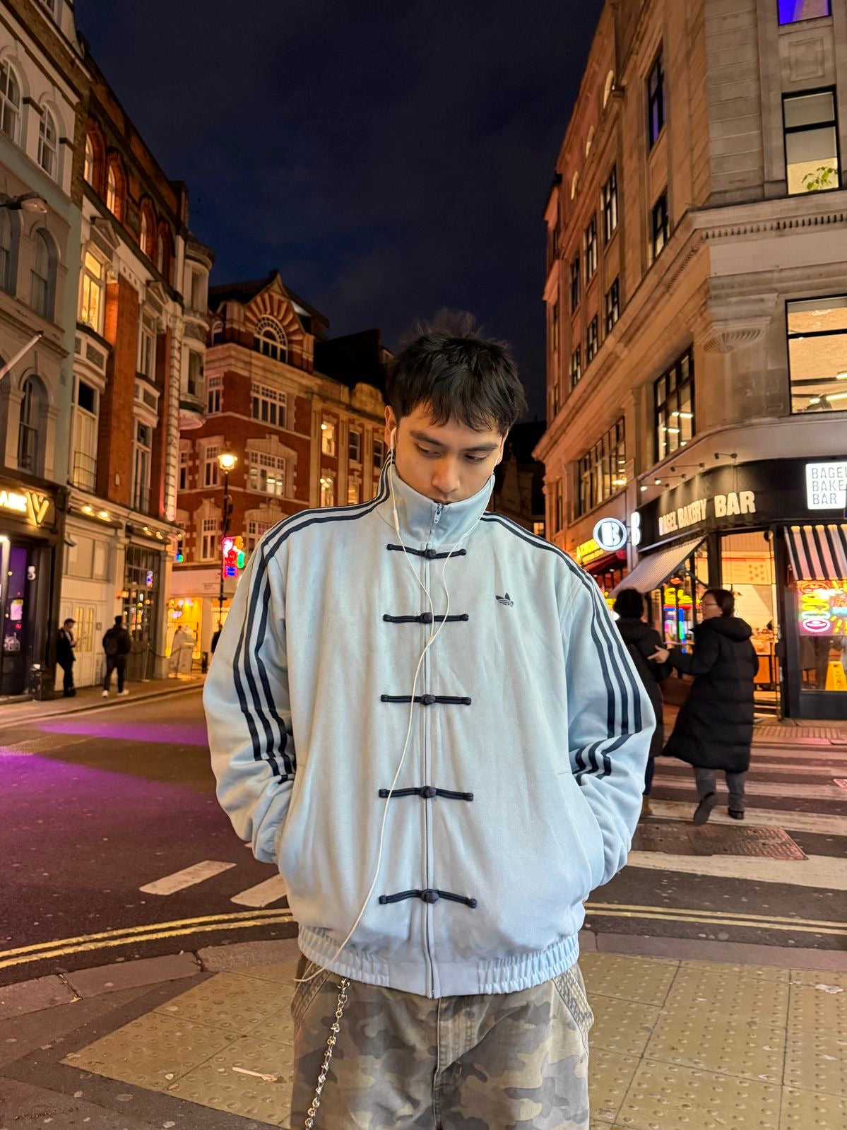 Sky Blue  CNY Edition - Luxury Suede Jacket