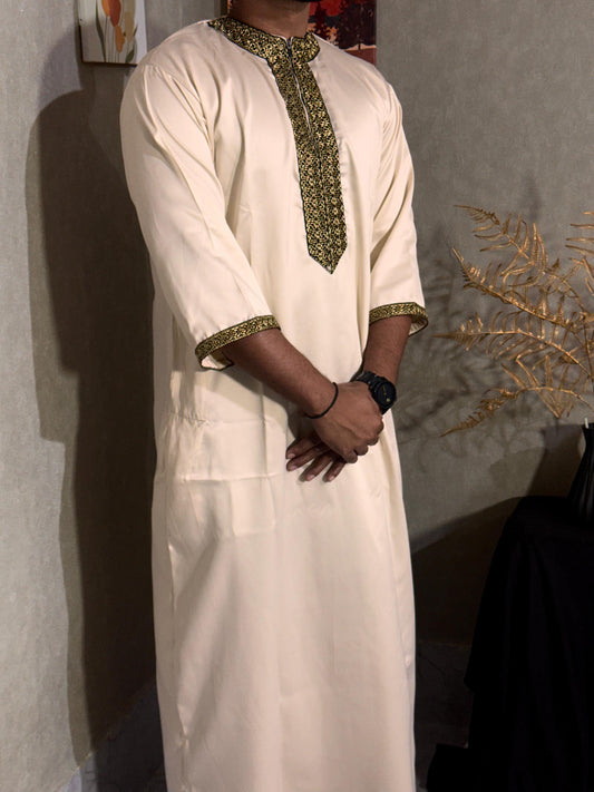 Cream Omani Thobes