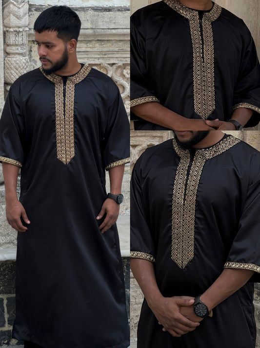 Black Omani Thobes