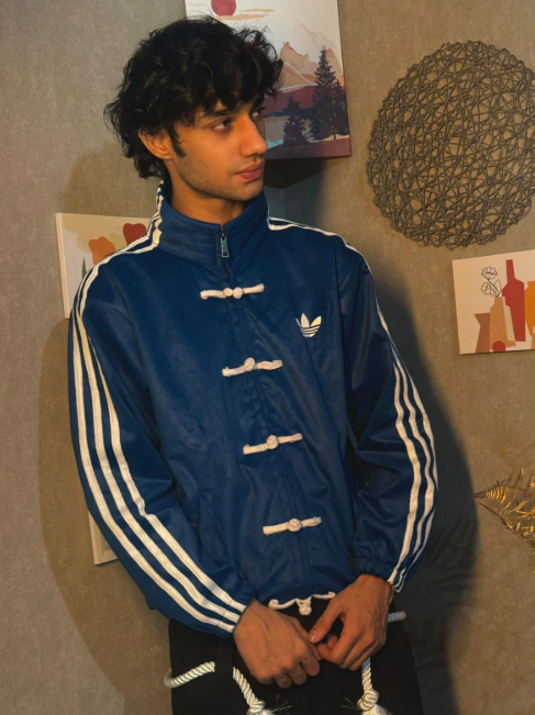 Royal Blue CNY Edition - Luxury Suede Jacket