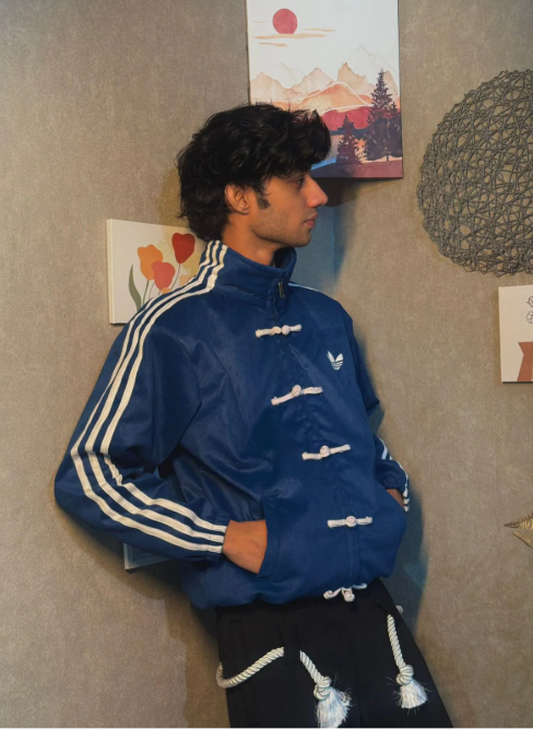Royal Blue CNY Edition - Luxury Suede Jacket