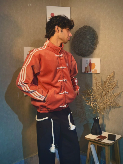 Peach CNY Edition - Luxury Suede Jacket
