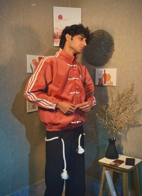 Peach CNY Edition - Luxury Suede Jacket