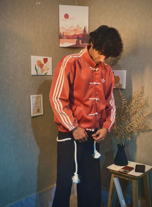 Peach CNY Edition - Luxury Suede Jacket