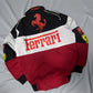 Premium Collection – Tri-Color Racing & Boxy Fit Leather Jacket