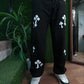 Aesthetic Cross Baggy Fit Trackpant