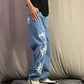 Hardcore Blue Straight Fit Denim Jeans