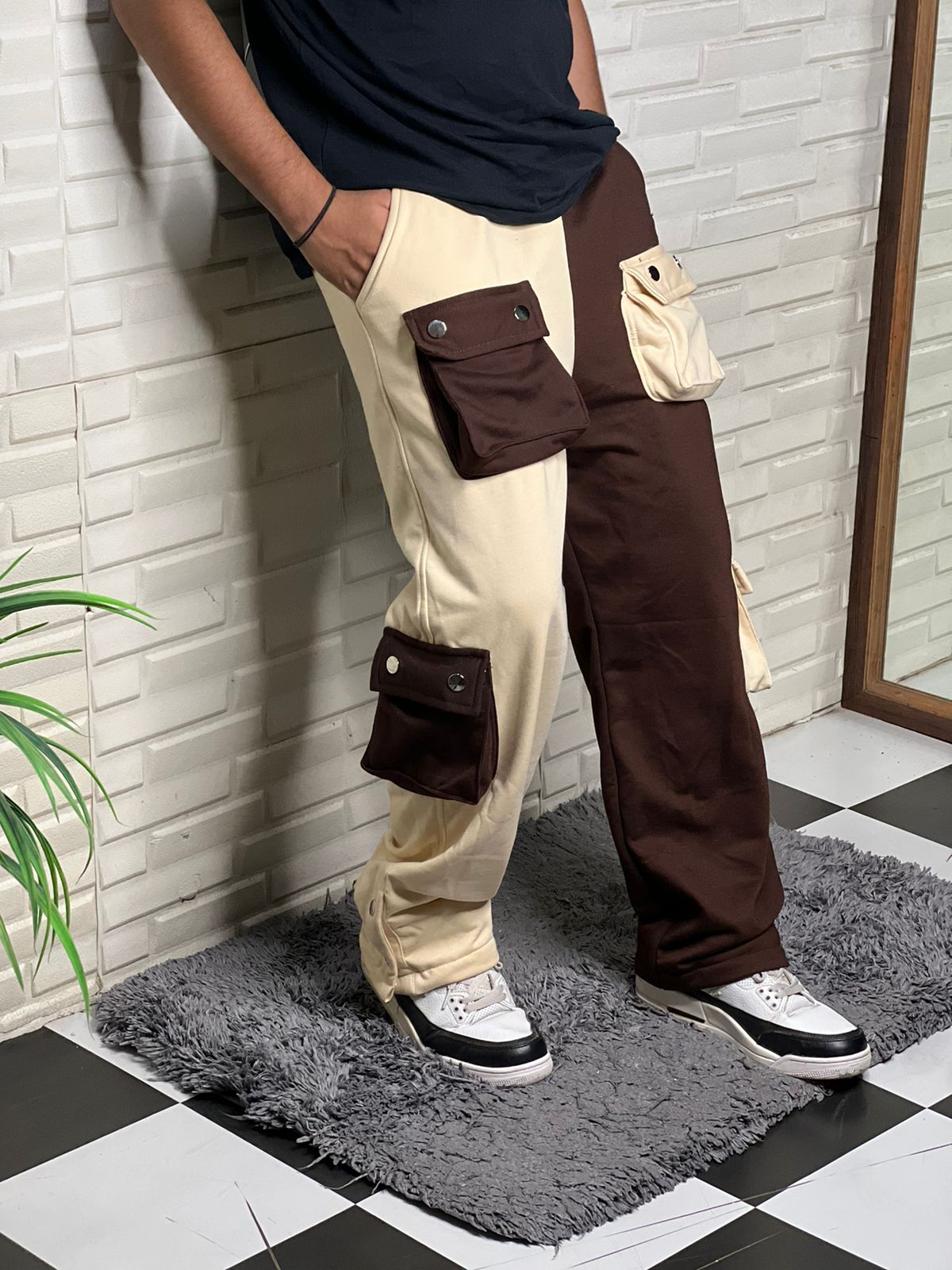 Dual Shade Cargo Pocket Style Pant – Your Drip