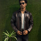 Boxy Fit Synthetic Leather Jacket by Yourdrip