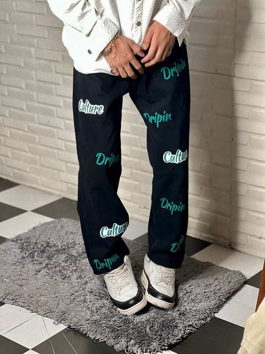 Dripin Culture Straight Fit Jeans