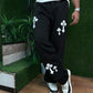 Aesthetic Cross Baggy Fit Trackpant