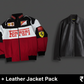 Premium Collection – Tri-Color Racing & Boxy Fit Leather Jacket