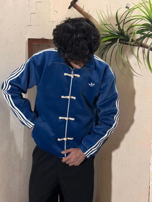 Royal Blue CNY Edition - Luxury Suede Jacket