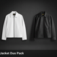 Premium Leather Jacket Collection – Boxy Fit White & Black