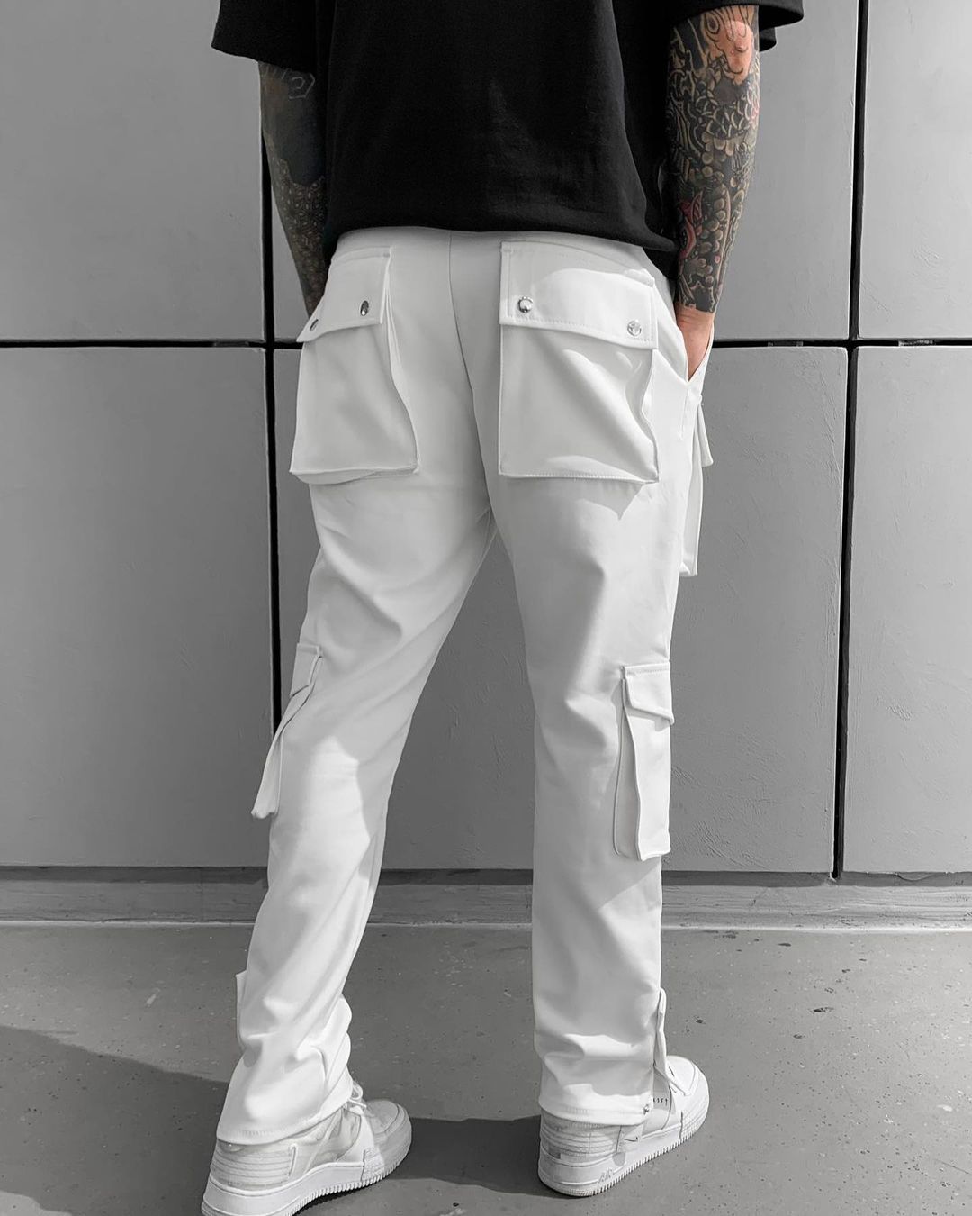 Straight Fit Button Joggers for Mens – Your Drip