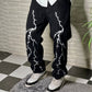 Spark Black Straight Fit Denim Jeans