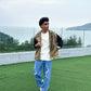 Spark Sky Blue Straight Fit Denim Jeans