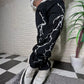 Spark Black Straight Fit Denim Jeans