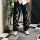 Spark Black Straight Fit Denim Jeans