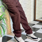 Brown Straight Fit Baggy Denim Jeans