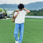 Spark Sky Blue Straight Fit Denim Jeans